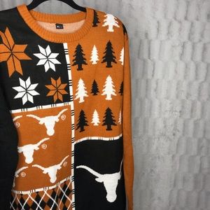 Texas UT Longhorn Christmas Crew Neck Sweater